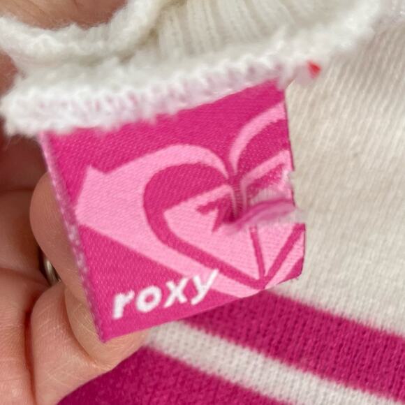 Roxy Womens Winter Scarf Long Spectator Game Layer Warm White Hot Pink - Picture 7 of 8